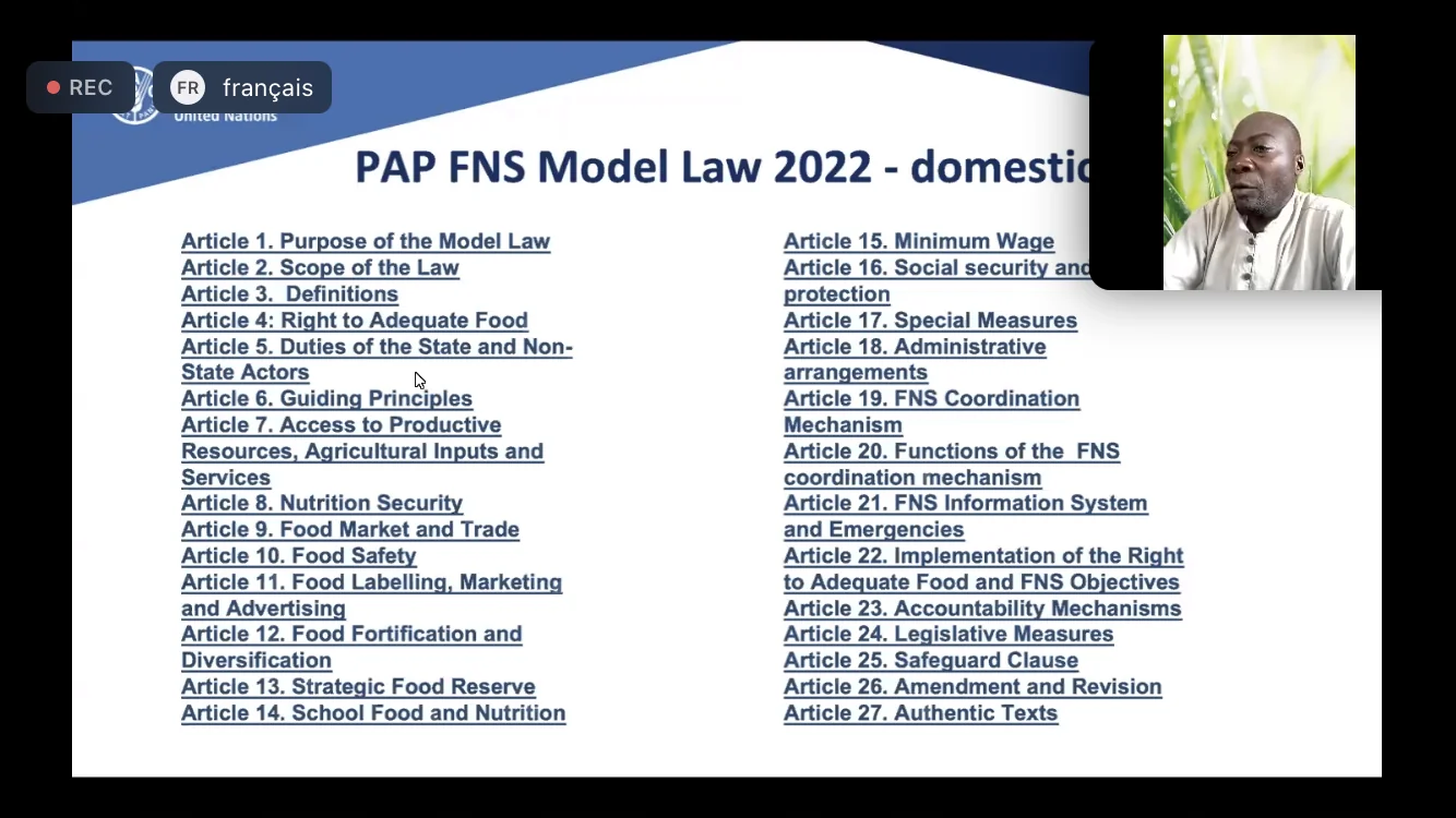 Audiences publiques du Forum parlementaire de la SADC